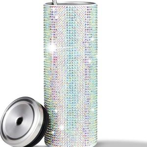 New!  What glitter crystal 20 oz water bottle!